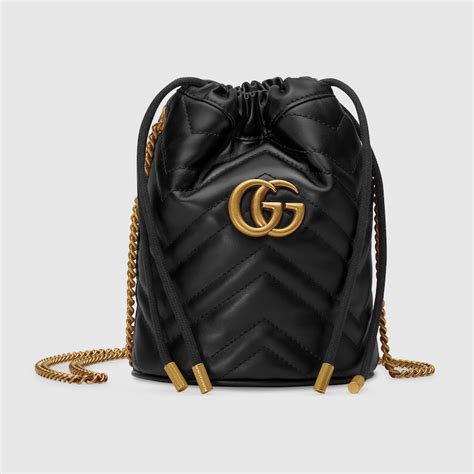 gucci drawstring bag men|gucci marmont mini bucket bag.